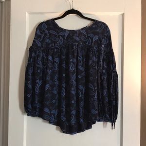 NWT Loft Blouse - Navy